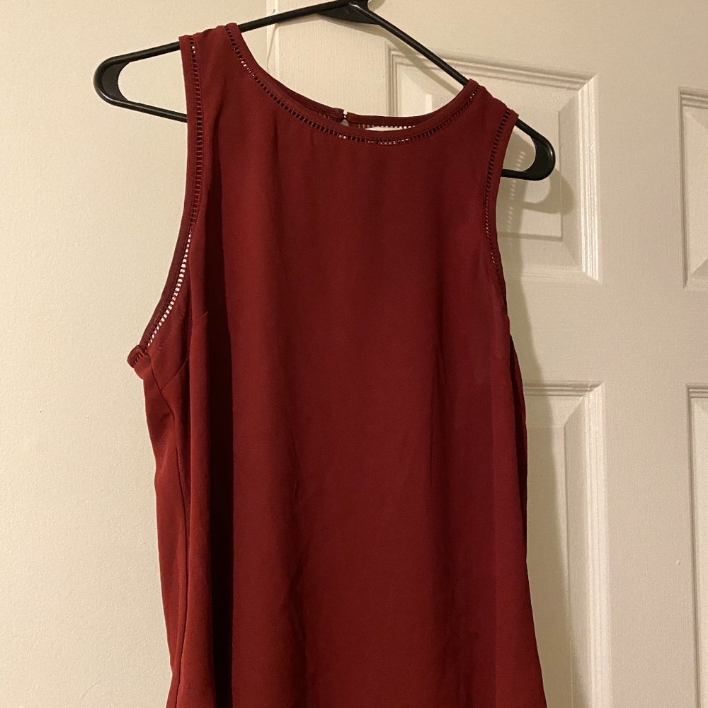 Red J Crew Top